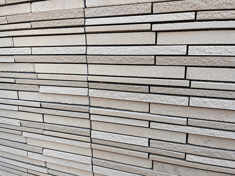 外壁タイルのアップ